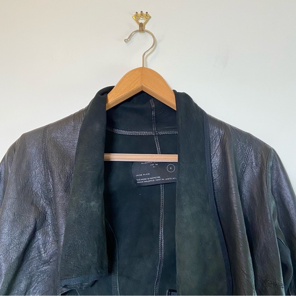 Allsaints Spitalfields Leather Jacket - Picture 2 of 8